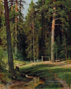  ivan - bord de la forêt 1884 paysage classique Ivan Ivanovitch